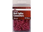 Ace Insulated Wire Butt Connector Red 100 Pk