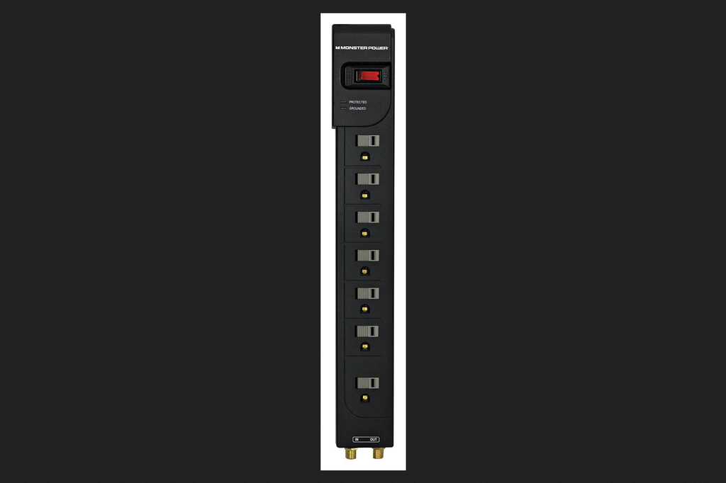 Monster 7outtvsrgblk Just Power It up Outlets Surge Protector, Black