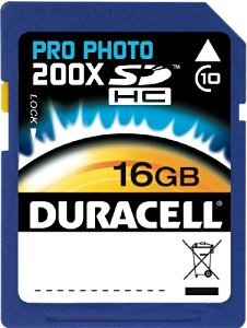 [3503331] Duracell ProPhoto - Flash Memory Card - 16 GB - Class 10 - SDHC