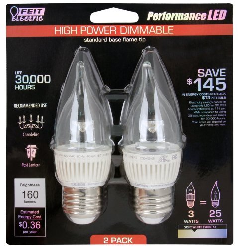 LED Feit Chndlr25w Eq Ww