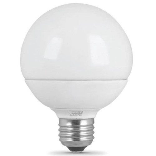 Feit Electric G25/DM/5K/LEDG2 Dimmable LED Lamp  8.5 W  120 V  Globe  Medium Screw (E26)
