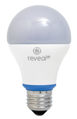 GE Lighting 69220 Reveal LED 8-Watt (40-watt Equivalent) 360-Lumen A19 Dimming Light Bulb with Medium Base