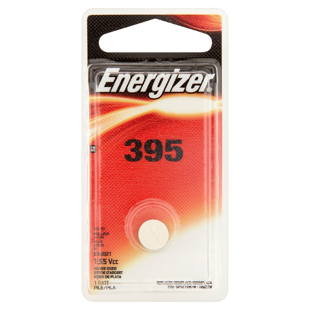 [3536794] Energizer Silver Oxide 395 1.55 V 0.05 MAh Electronic/Watch Battery 1 Pk