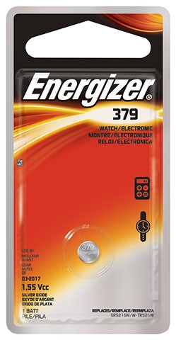 [3536802] Energizer Silver Oxide 379 1.5 V 0.01 MAh Electronic/Watch Battery 1 Pk