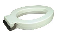 Bemis Institutional 4 in. Lift Elongated Toilet Seat White