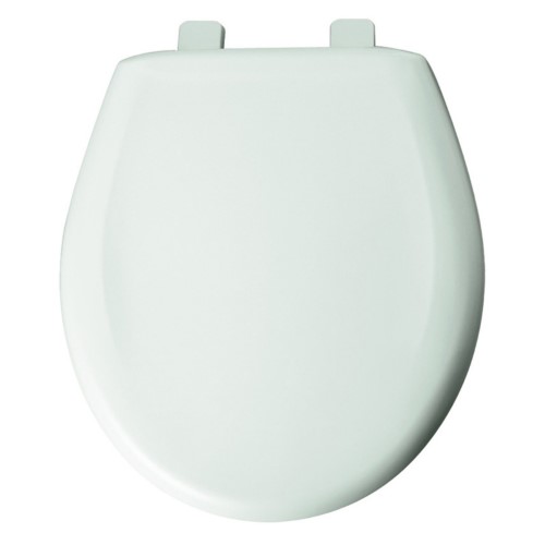 Bemis 200TCA Round Plastic Toilet Seat with Top-Tite® Hinge White Toilets and Bidets Toilet Seats Round Toilet Seats