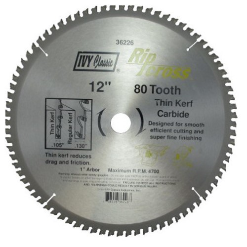 12  X 80T Carbide Saw Blade
