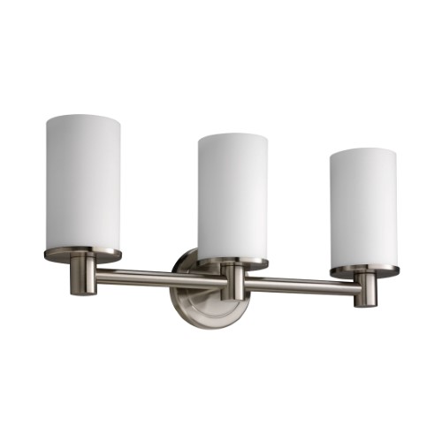 Latitude II Triple Sconce, Satin Nickel