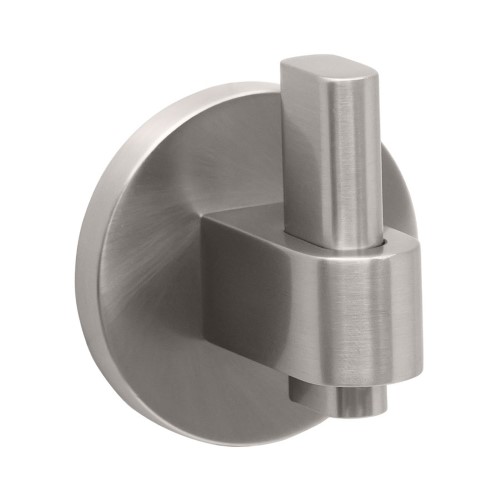 Zone Single Robe Hook in Satin Nickel