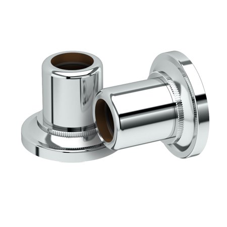 Tiara Shower Wall Flange Pair  Chrome