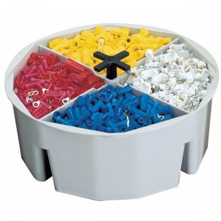 2.5""GRAY RND BUCKET TRAY.