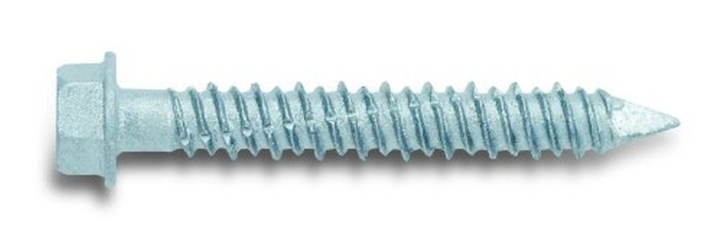 Powers Fastening Innovations 04110 1/4-Inch by 1-1/4-Inch Tapper Hex Head Type 410 Stainless Steel Screw Anchor, 100 per Box