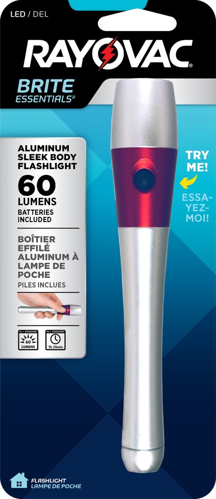 [3765849] FLASHLIGHT LED 60L SLVR