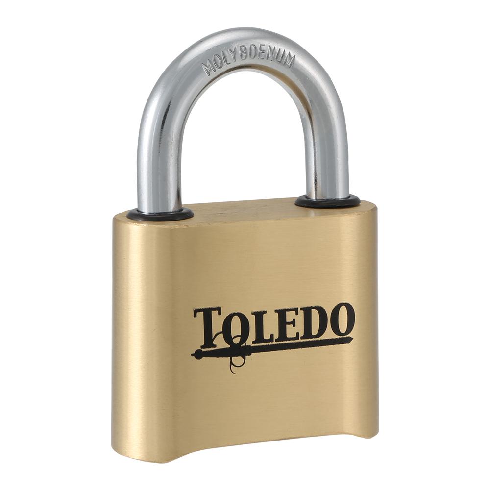 [38000999] TOLEDO RESETTABLE COM.BRASS LOCK