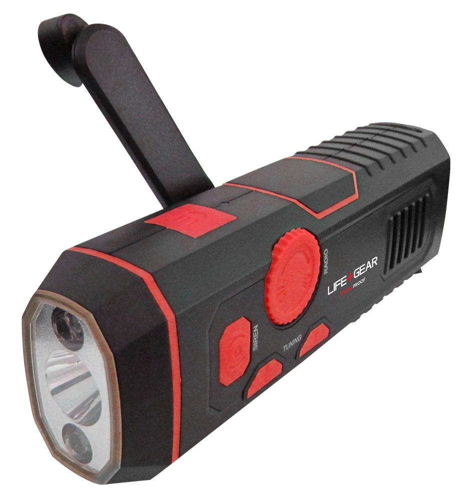 CRANK RADIO/FLASHLIGHT