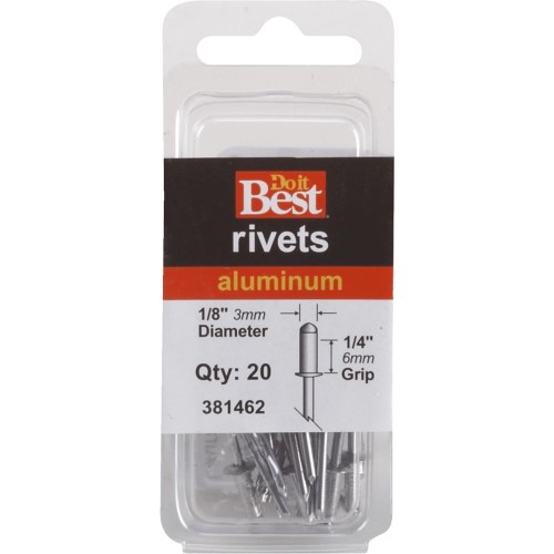 1/8" X 1/4" Alum Rivet Do It Best Misc. Chisels 381462 009326315935