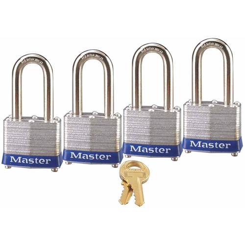 Master Lock 1-9/16 in. W Steel Pin Tumbler Exterior Padlock