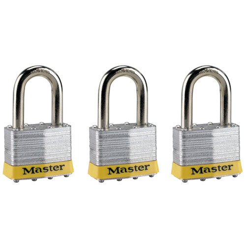 5TRILFPF 2 in. Laminated No.5 Padlock - 3 Pack