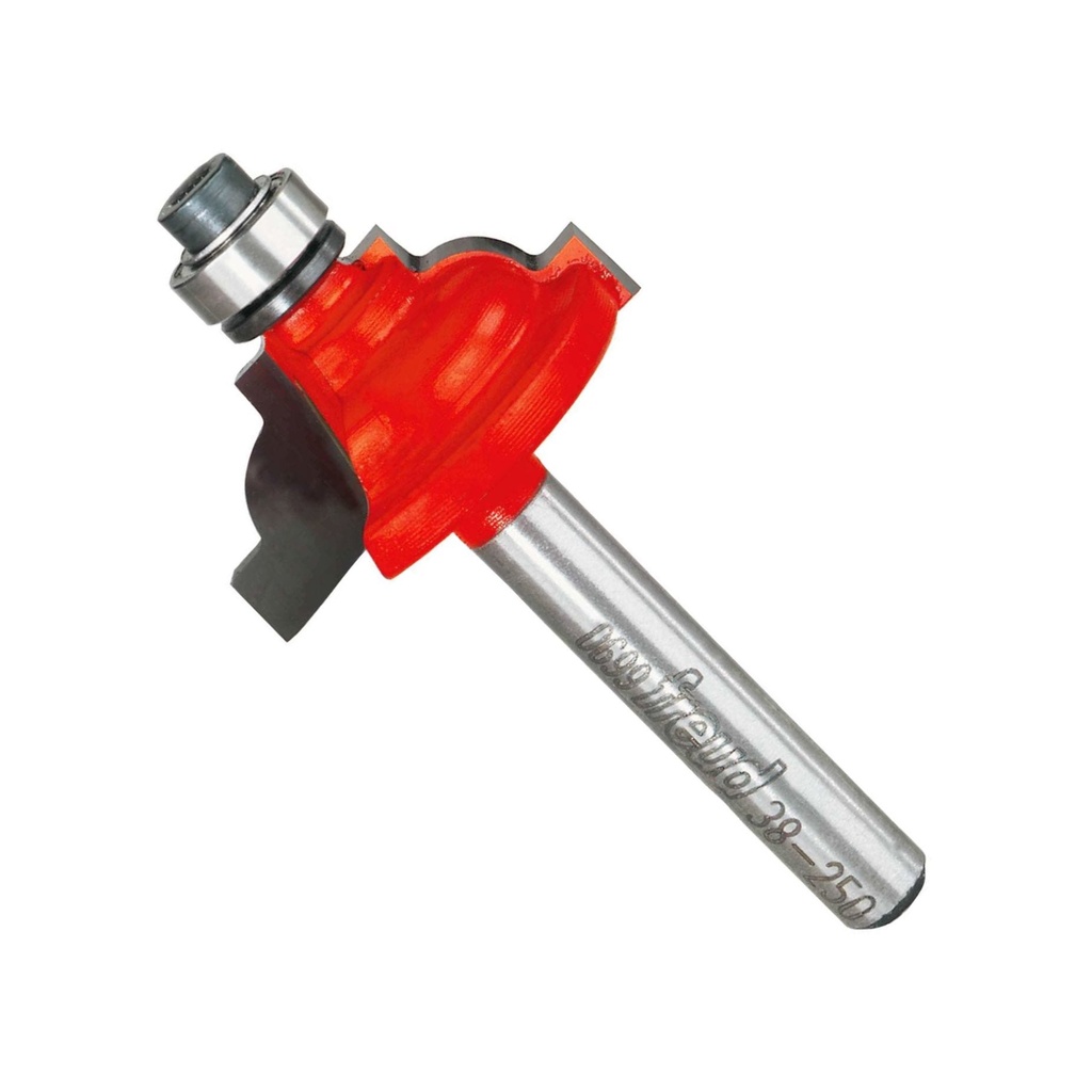 Freud 3/16 in. Radius Classical Cove Bit with 1/4 in. Shank - 38-250