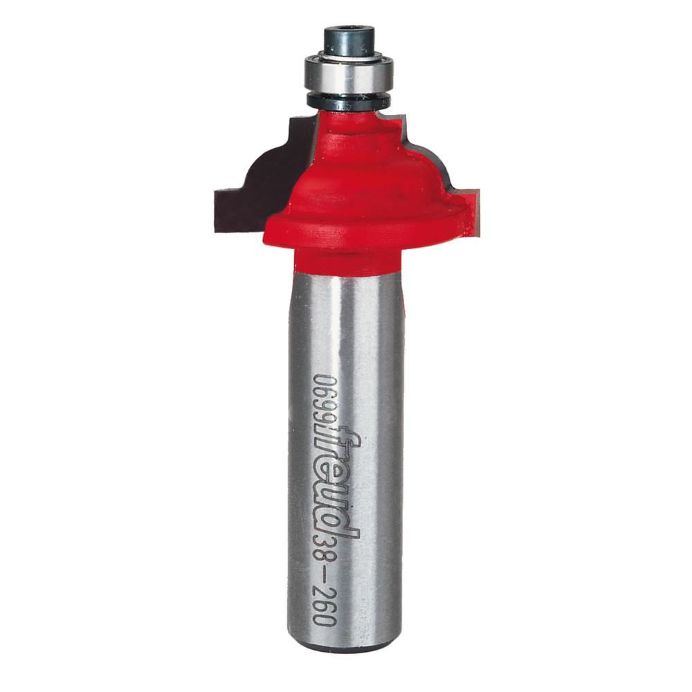 Freud 3/16 in. Radius Classical Cove Bit with 1/2 in. Shank - 38-260