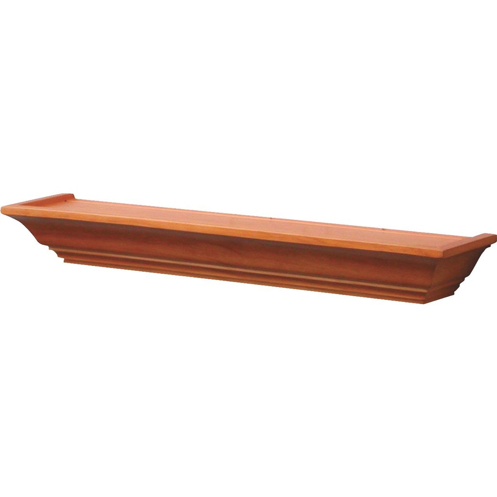 [384014767] Knape & Vogt 5 in. X 24 in. Floating Honey Mantel Decorative Shelf Kit