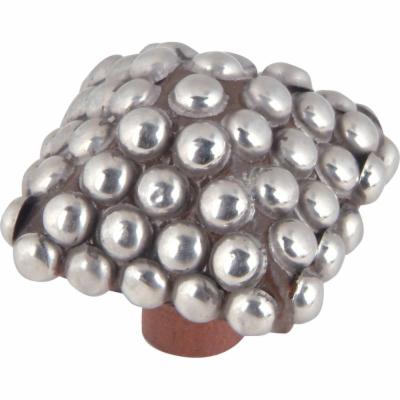 [385000068] Atlas Homewares 3100 2" Square Cabinet Knob - Silver