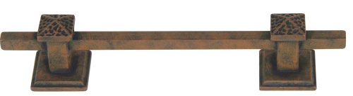 Atlas Homewares 259-R 6-Inch Craftsman Corner California Craftsman Pull, Rust