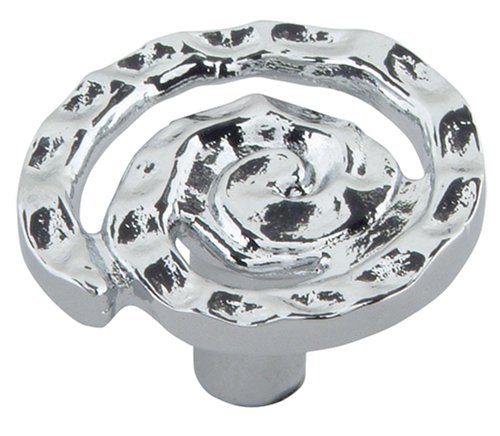 Atlas Homewares 2140-CH 1-1/4-Inch Signature Scroll  Knob, Polished Chrome