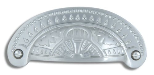 Etched 3.75" Bin Pull Finish: Brushed Nickel