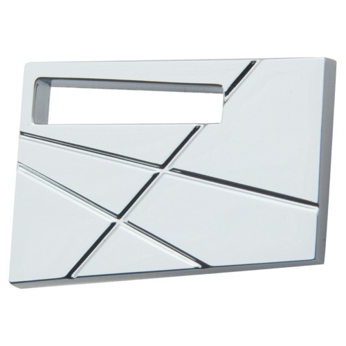 Atlas Homewares 252L Modernist 1-3/4 Inch Rectangular Cabinet Knob Polished Chrome Cabinet Hardware Knobs Rectangular