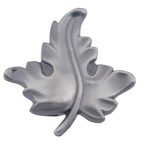 Atlas Homewares 113-P 1-3/4-Inch Oak Leaf Knob, Pewter