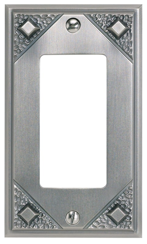 Atlas Homewares MSR Craftsman Single Rocker Switch Plate Pewter