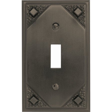 Atlas Mst-o Craftsman 4-7/8-by-2-3/4" Single Toggle, Aged Bronze