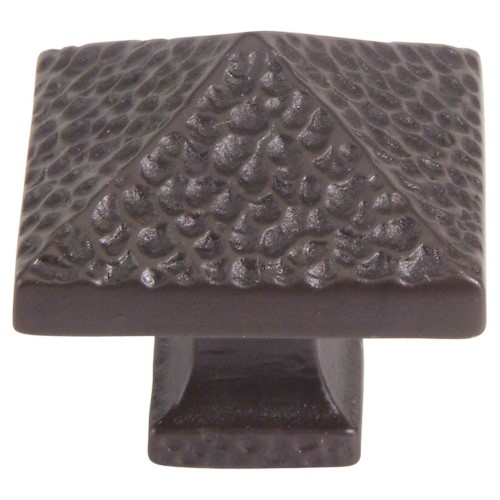 Atlas Homewares 2237 Craftsman 1-1/4 Inch Square Cabinet Knob Aged Bronze Cabinet Hardware Knobs Square