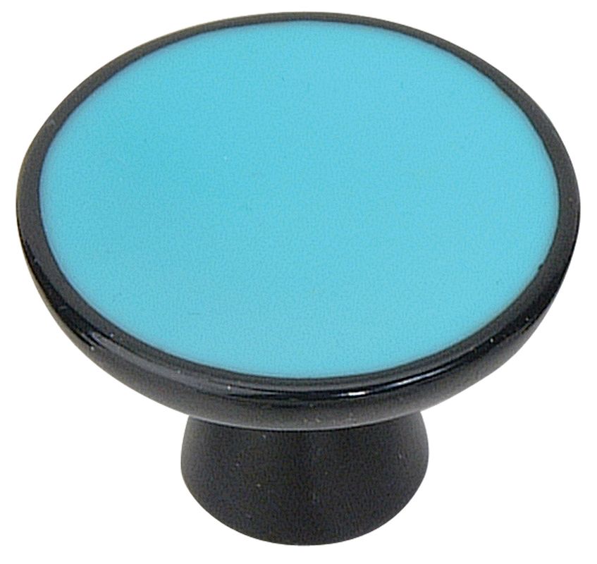 Atlas Homewares 3132 Indochine 2 Inch Diameter Mushroom Cabinet Knob Blue Cabinet Hardware Knobs Mushroom