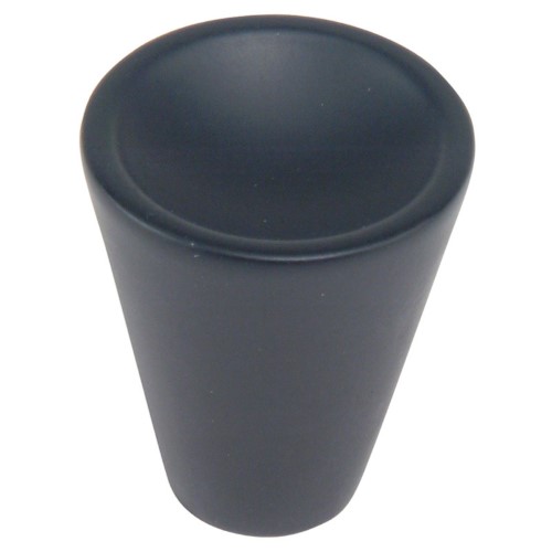 [385005653] Atlas Homewares 228 Dap 1 Inch Conical Cabinet Knob Matte Black Cabinet Hardware Knobs Conical