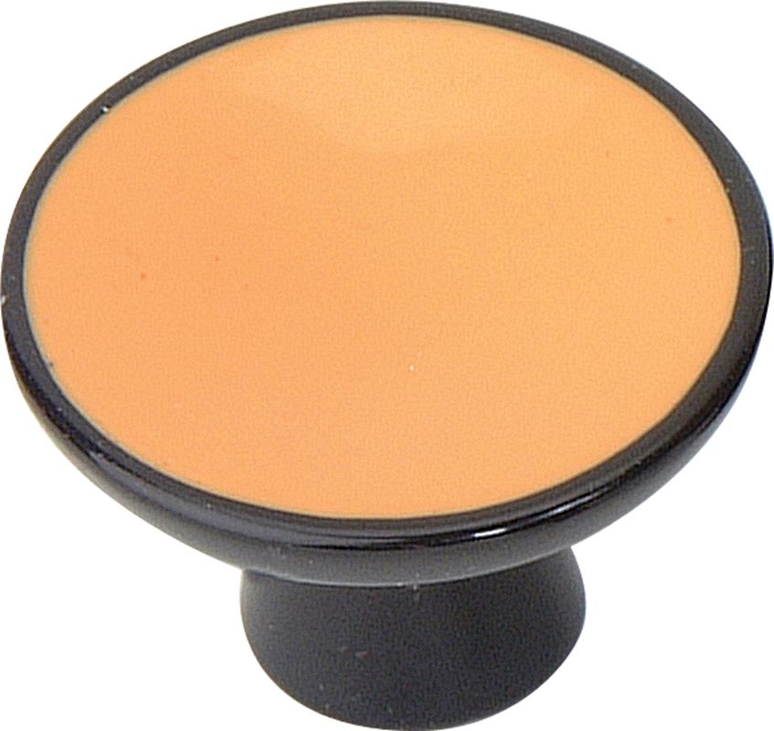 Atlas Homewares 3132-o Orange Mushroom Atlas Homewares 3132 Indochine 2 Inch Diameter Mushroom Cabinet Knob