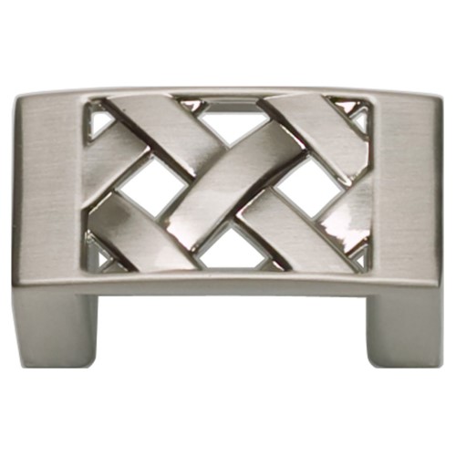 Atlas Homewares 1-5/8" Cabinet Knob from the Lattice Collection in Brushed Nickel, 309-BRN