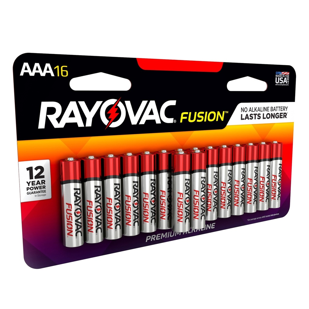 BATTERY ALKLN AAA 16PK
