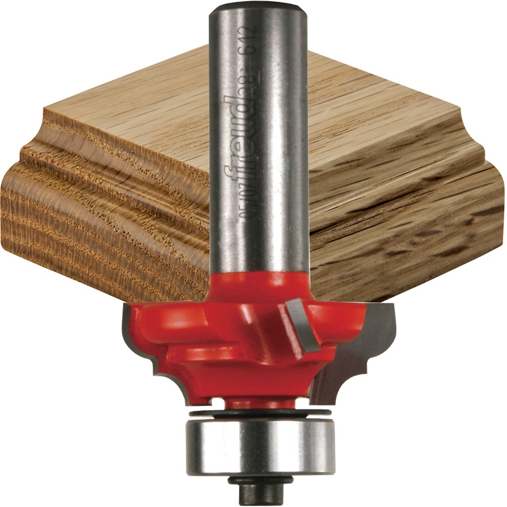 Freud 1-1/8 in. (Dia.) Classical Cove & Round Bit with 1/2 in. Shank - 38-612