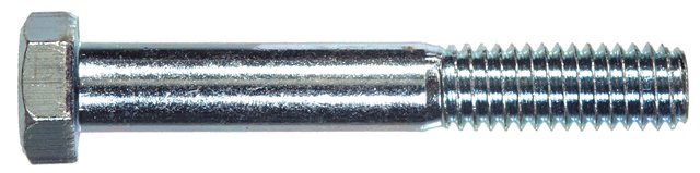 HILLMAN 7/16 in. D X 5-1/2 in. L Zinc Plated Steel Hex Bolt 25 Pk