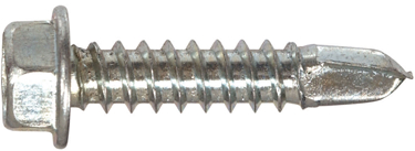 [400004562A] 560376 0.25-14 X 1 in. Zinc Plated Hex Washer Head Self Drilling Screws