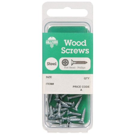 Hillman No. 12 X 3 in. L Phillips Zinc-Plated Wood Screws 3 Pack
