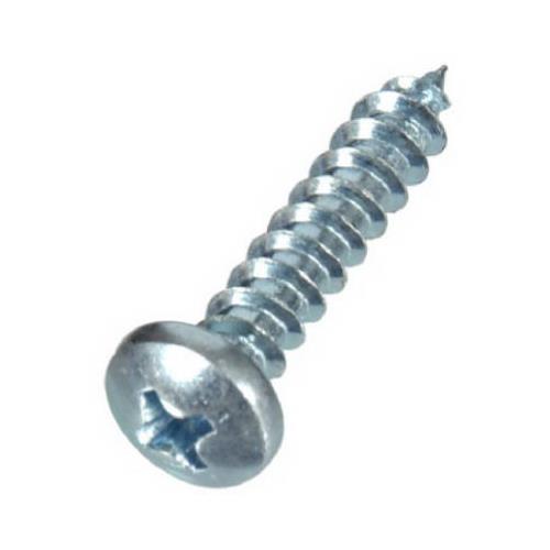 Hillman No. 10 X 1 in. L Phillips Pan Head Zinc-Plated Steel Sheet Metal Screws 75 Pack