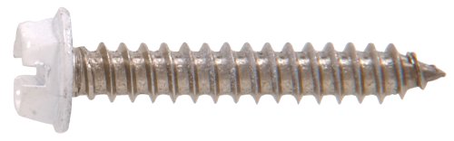 Hillman #8 5/8 in. Slotted Hex-Head Sheet Metal Screws (20-Pack)