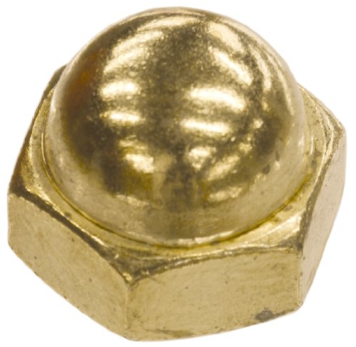 ACORN NUT 3/8-16  BRASS PLATED