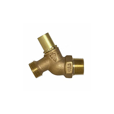 [4002983] Arrowhead 3/4 in. MIP X 3/4 in. MHT Brass No-Kink Hose Bibb