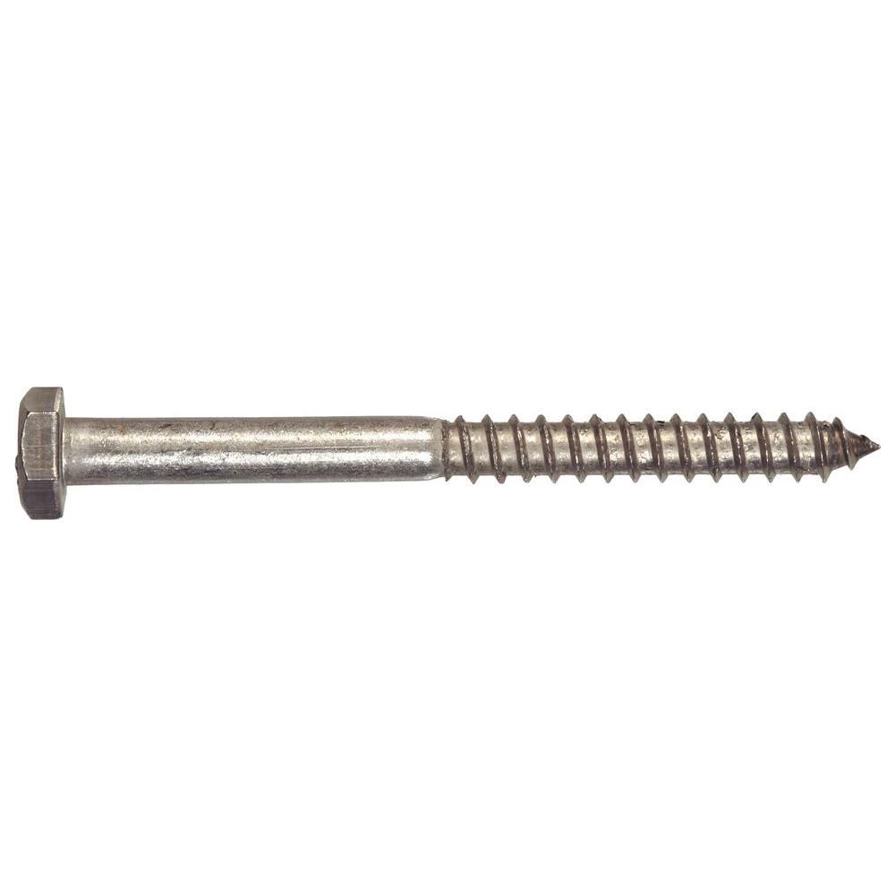 [4003652G] 1/4 in. X 4 in. External Hex Hex-Head Lag Screws (3-Pack)