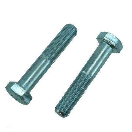 [40044892H] 12 Mm X 1.50-Pitch X 100 Mm Zinc Plated Fine Thread Metric Hex Head Bolt (Quantity of 1)