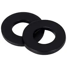 ARANDELA PLANA NYLON #4 BLK